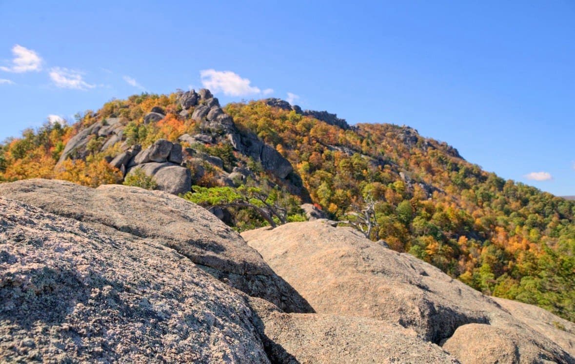 Old Rag Mountain rock scramble