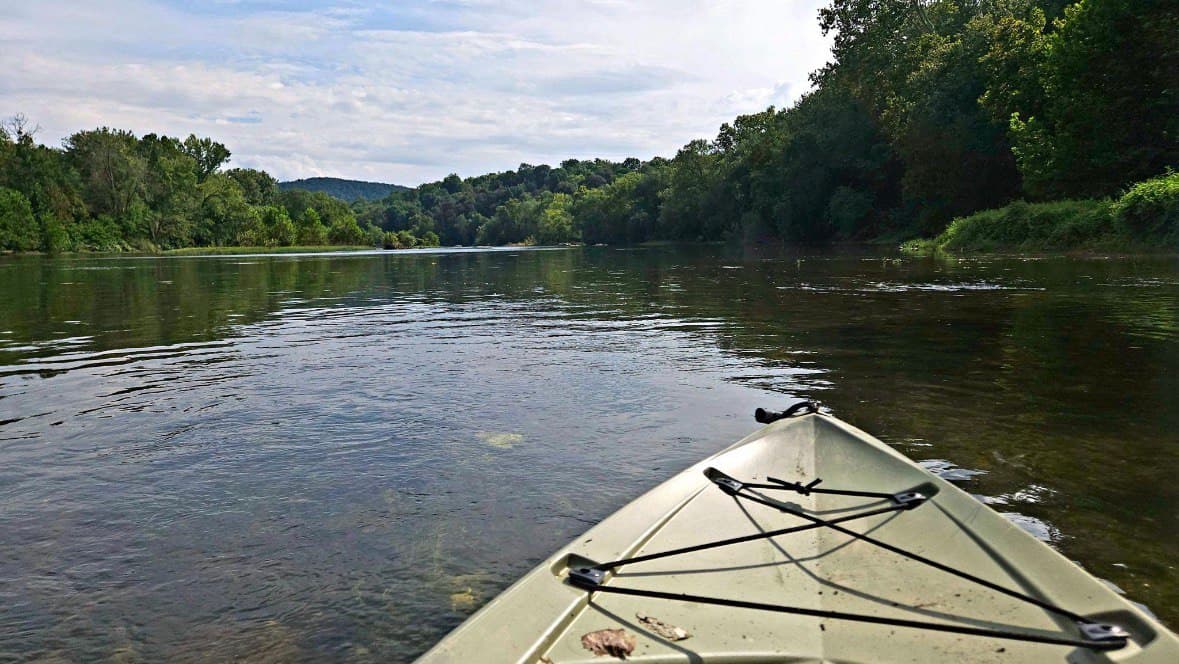 Kayaking on the Shenandoah River